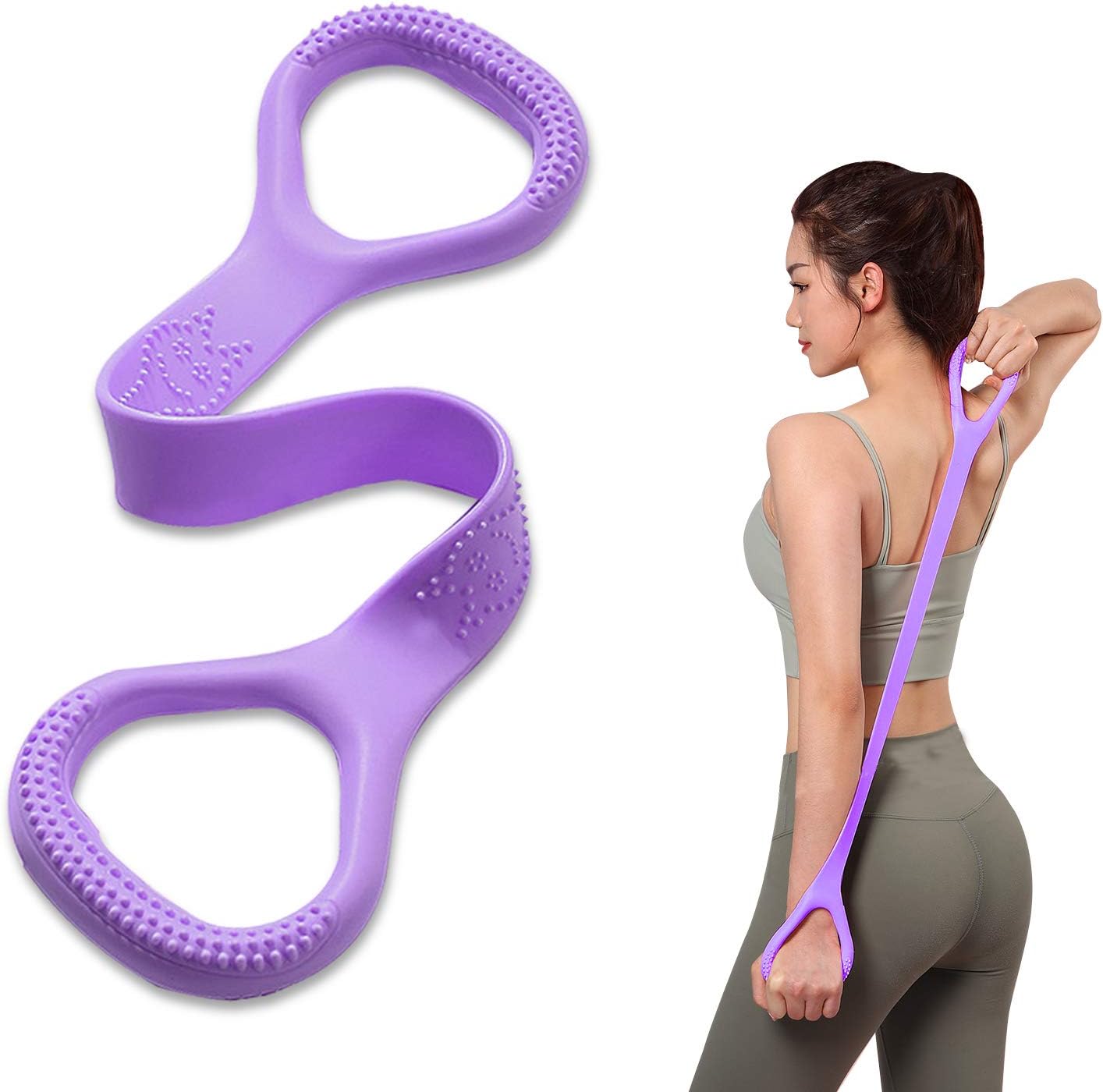 Figure8 Latex Exercise Band with Silicone Grip