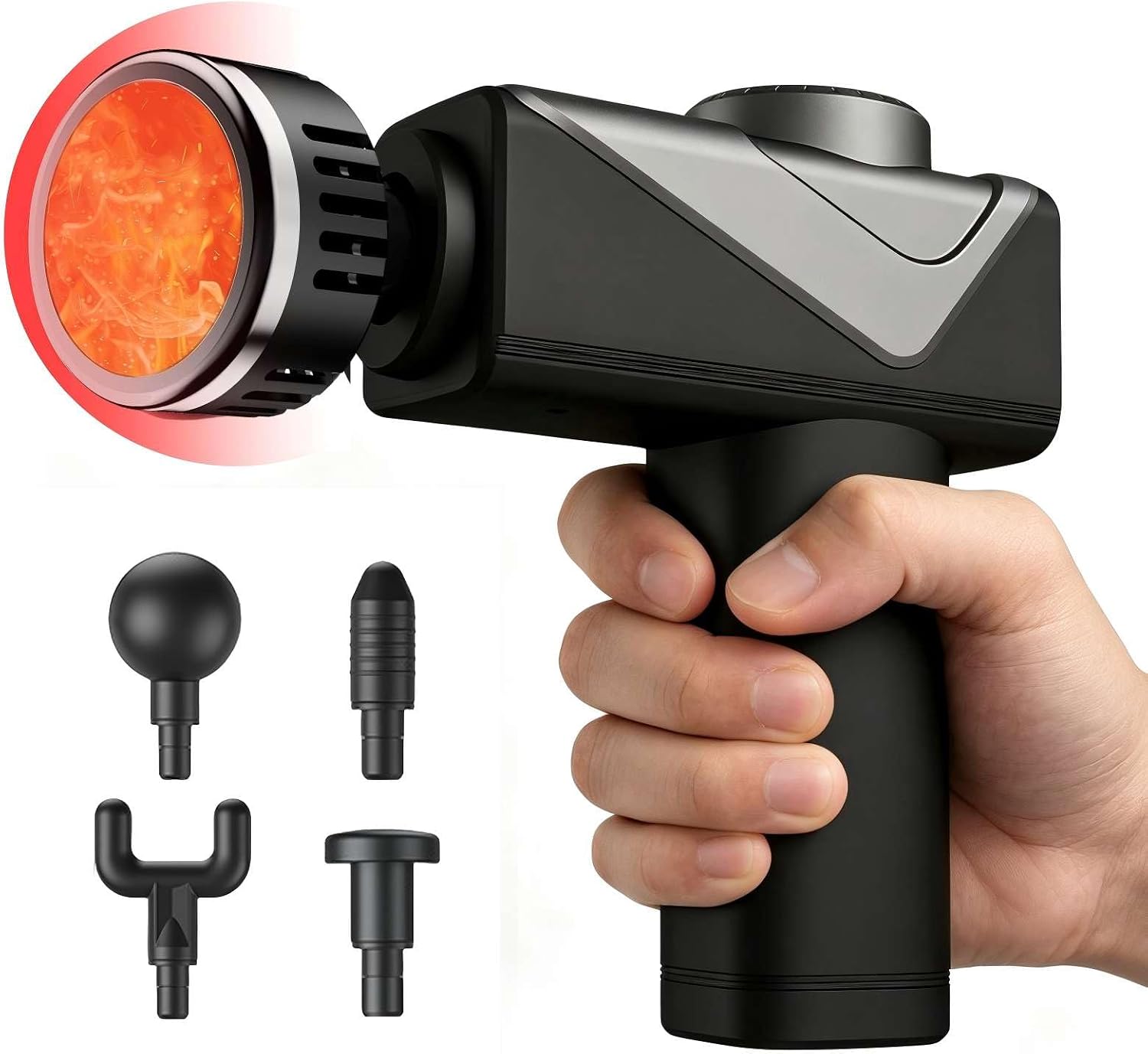 Heated Multi Functional Portable Massage Gun